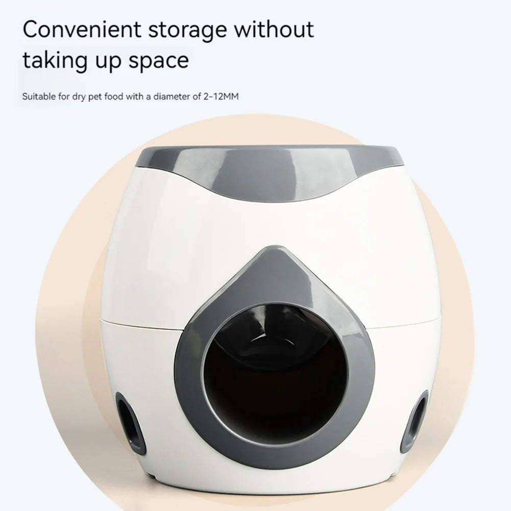 Automatic Dog Ball Launcher Dog Tennis Food Reward Machine Interactive Dog Ball Thrower for Medium & Small Dogs