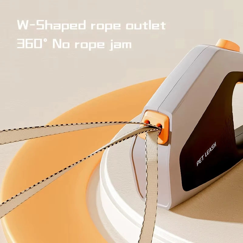 5M Dog Chain Traction Retractable Rope Automatic Flexible Dog Chain Small Dog Medium Dog Large Dog Dog Walking Pet Supplies Cat