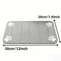 Pet Feeding Mat-Absorbent Pet Placemat for Food and Water Bowl, with Waterproof Rubber Backing, Quick Dry Water Mat for Dog Cat