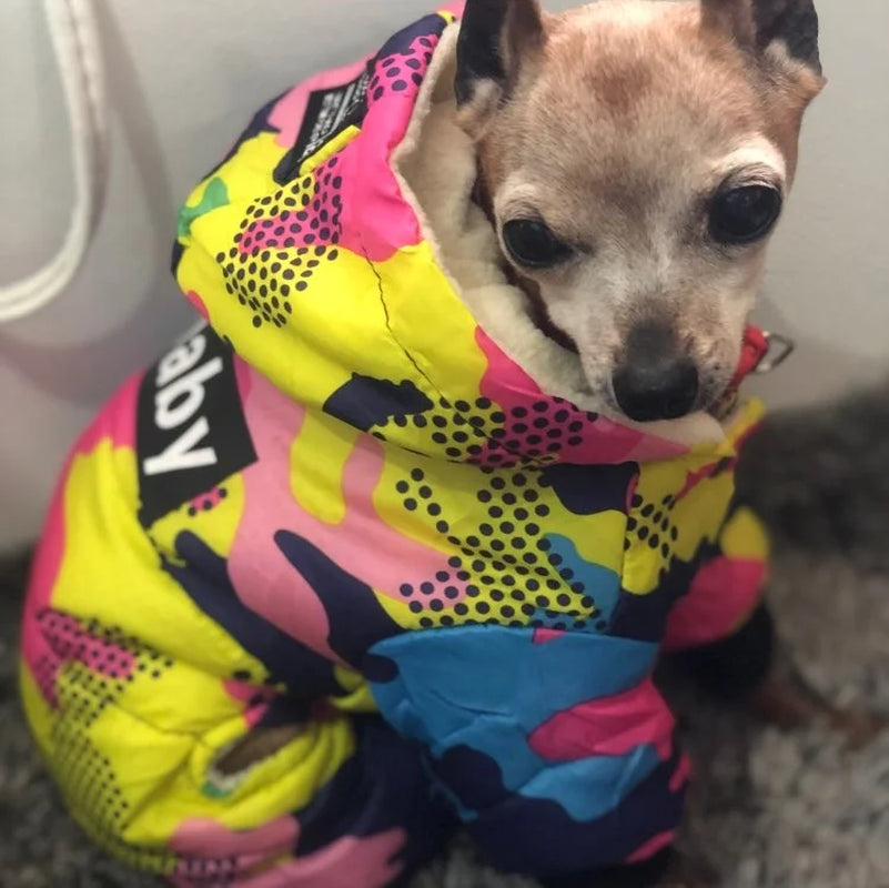 Pet Dog Clothes Winter Warm Dog Windproof Coat Thicken Pet Clothing for Dogs Costume Jumpsuit Hoodies Jacket Pet Supplies Perros