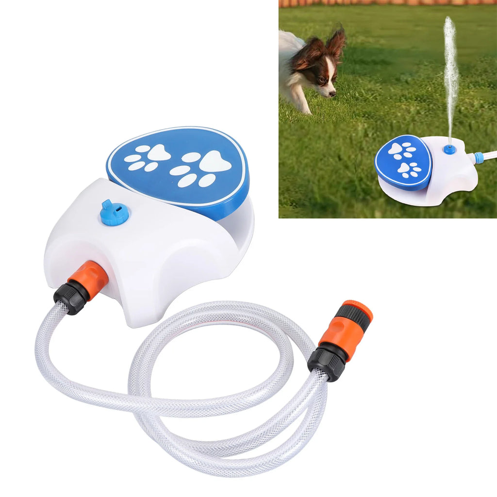 Step on Dog Water Dispenser Easy Connection Leakproof Dog Water Fountain 2 Water Dispensing Modes Simple Use for Pets for Lawn